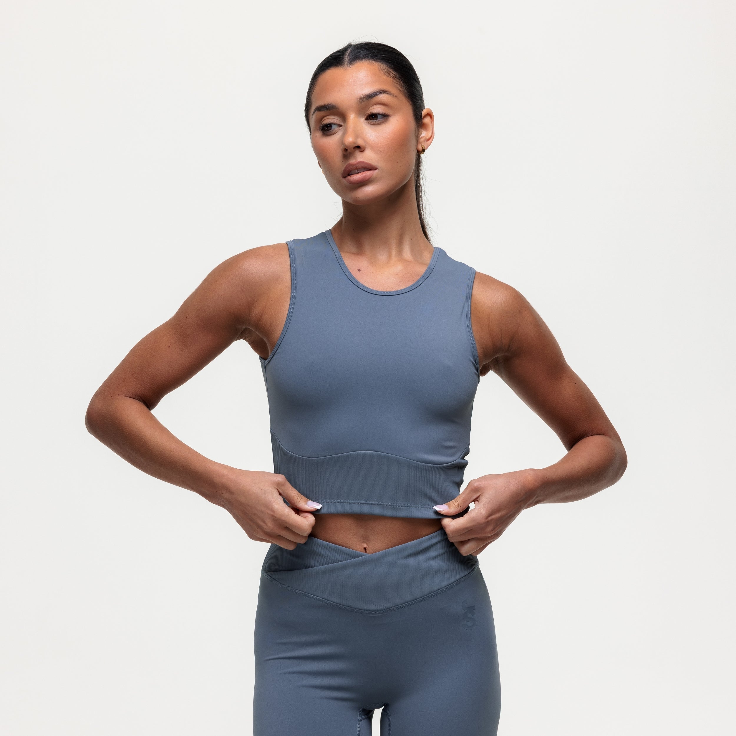 Prana Crop Vest - Graphite