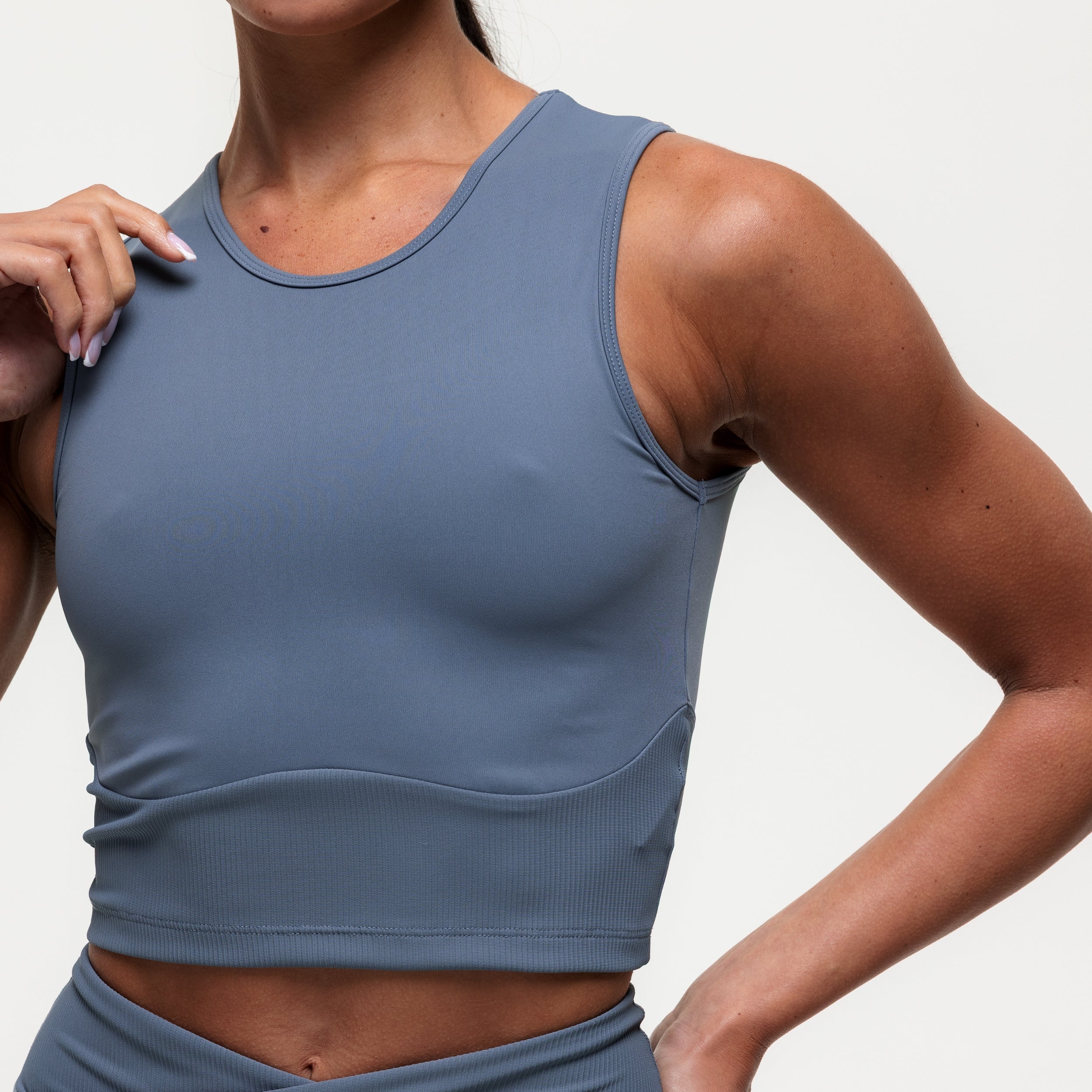 Prana Crop Vest - Graphite