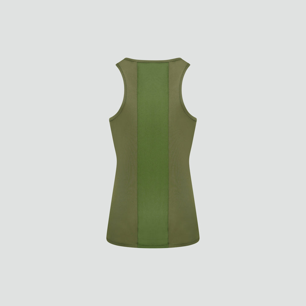 Workout Tank - Military Green