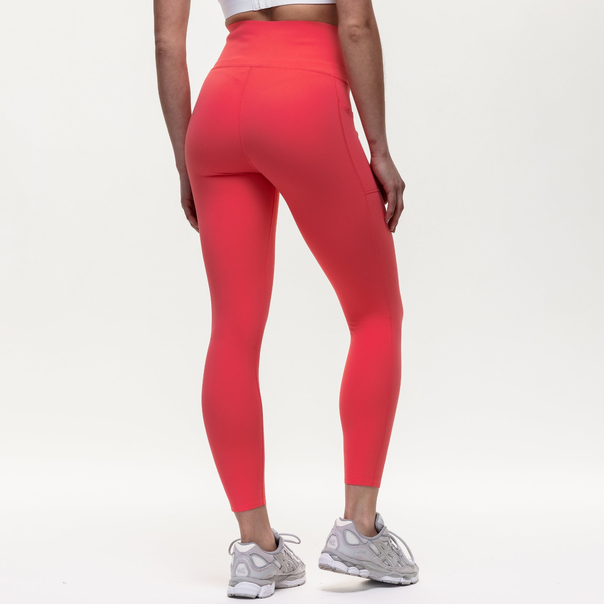 Sculpt 7/8 High Rise Training Leggings - Coral