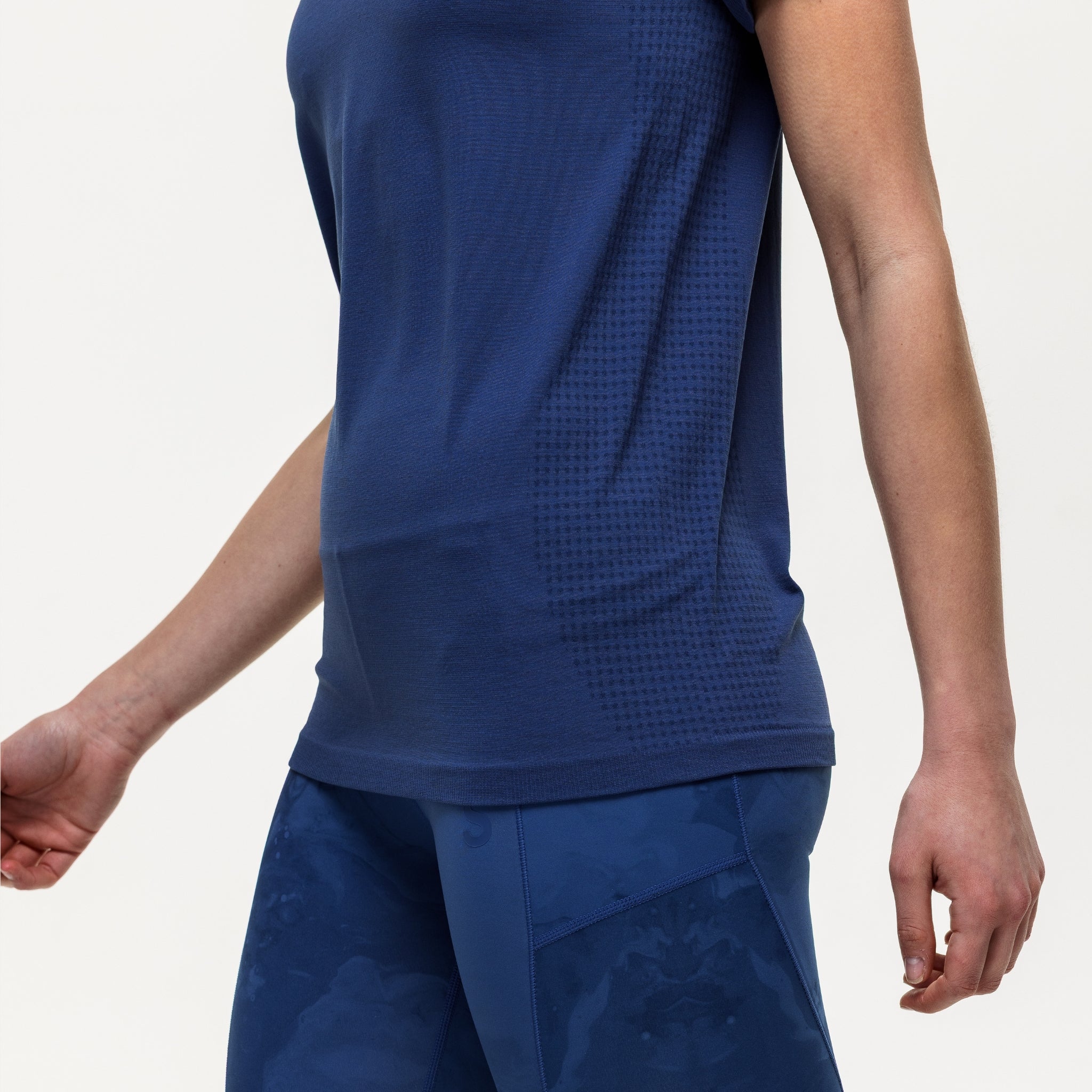 Seamless Performance Training Tee - Indigo
