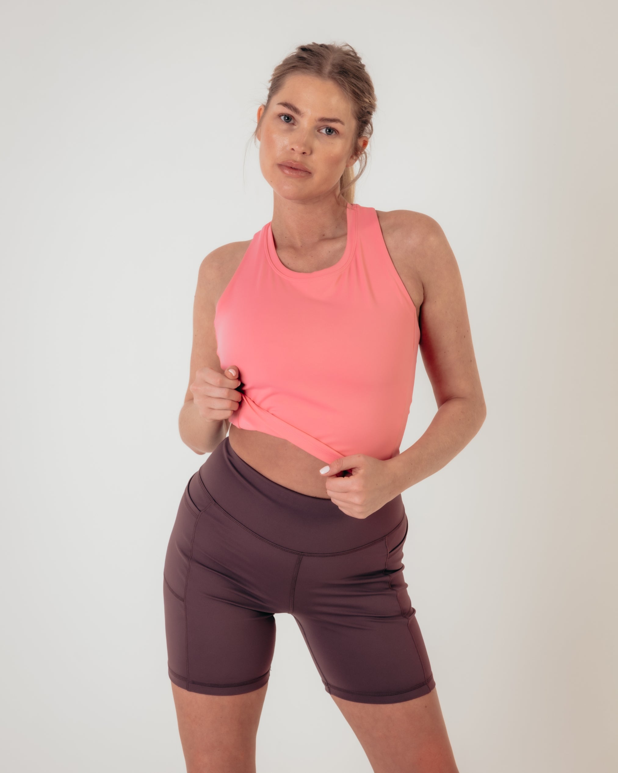 Power Performance Shorts - Burgundy