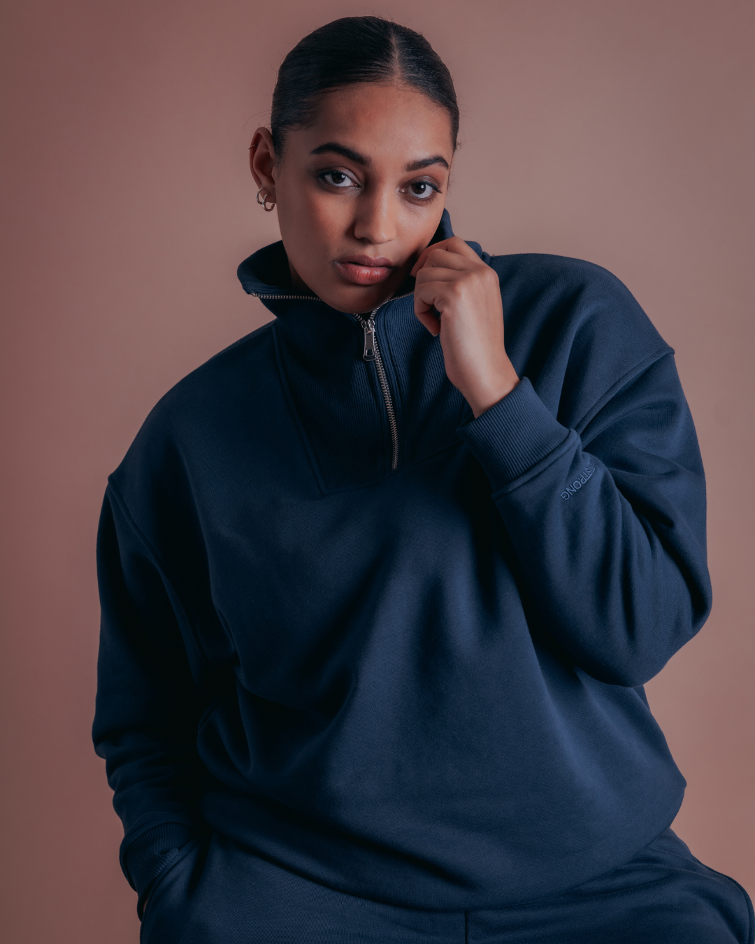 The Classic Quarter Zip - Navy