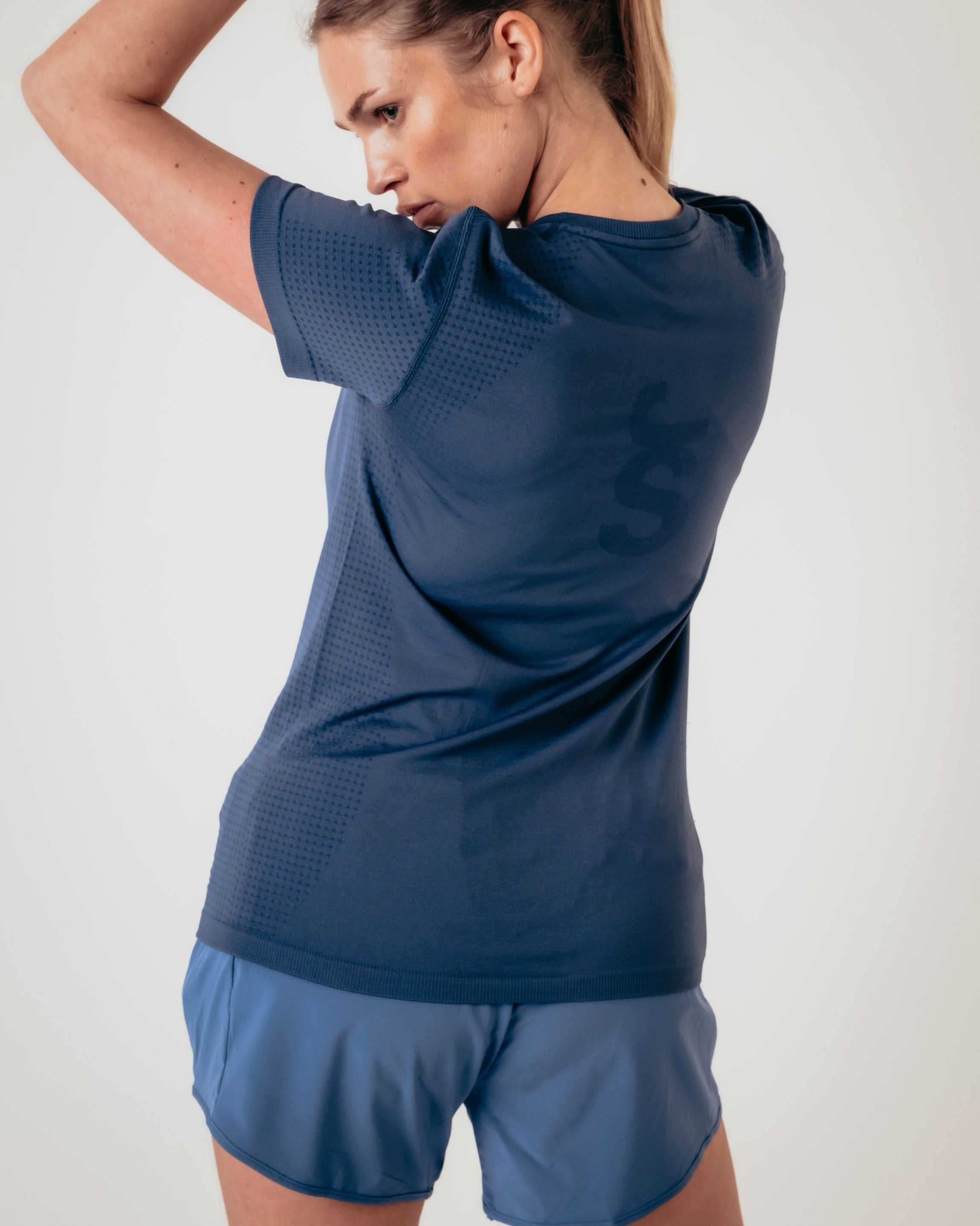 Seamless Performance Training Tee - Indigo