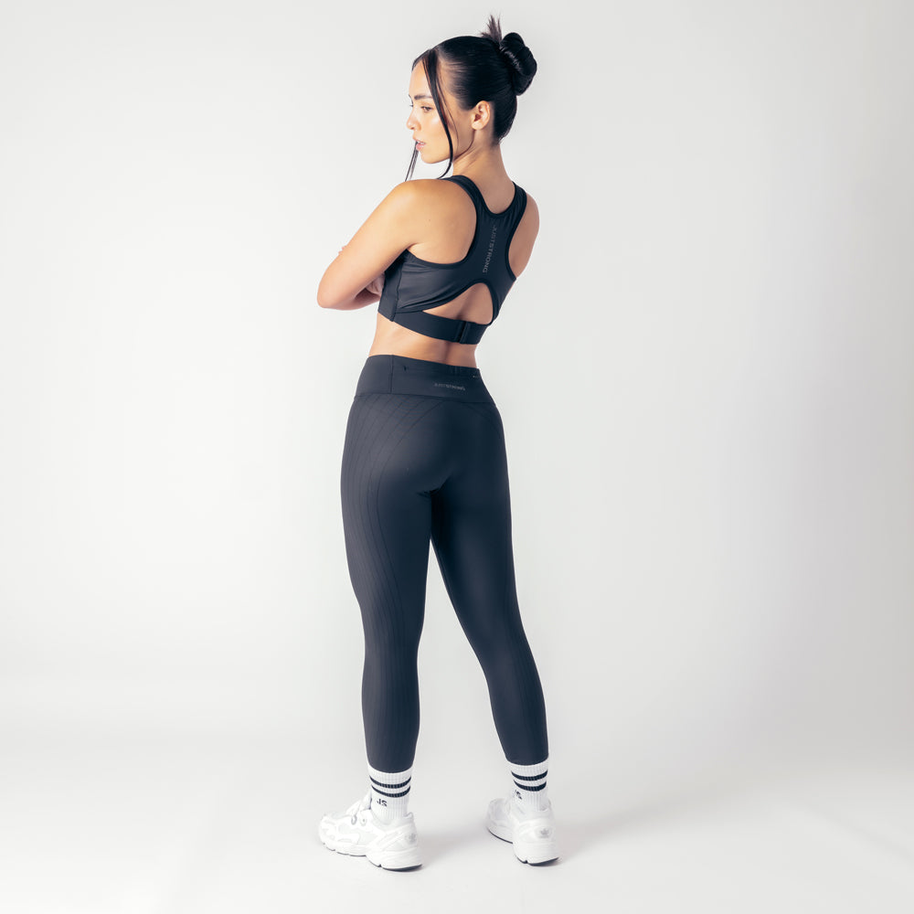 Agility Workout Leggings - Black Onyx