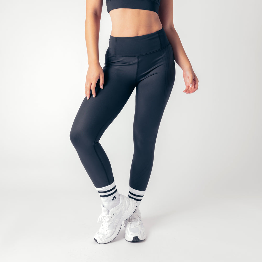 Agility Workout Leggings - Black Onyx