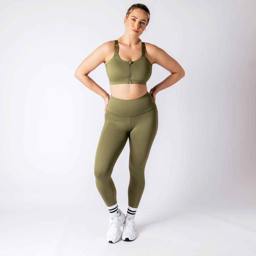 High Genesis Bra - Military Green