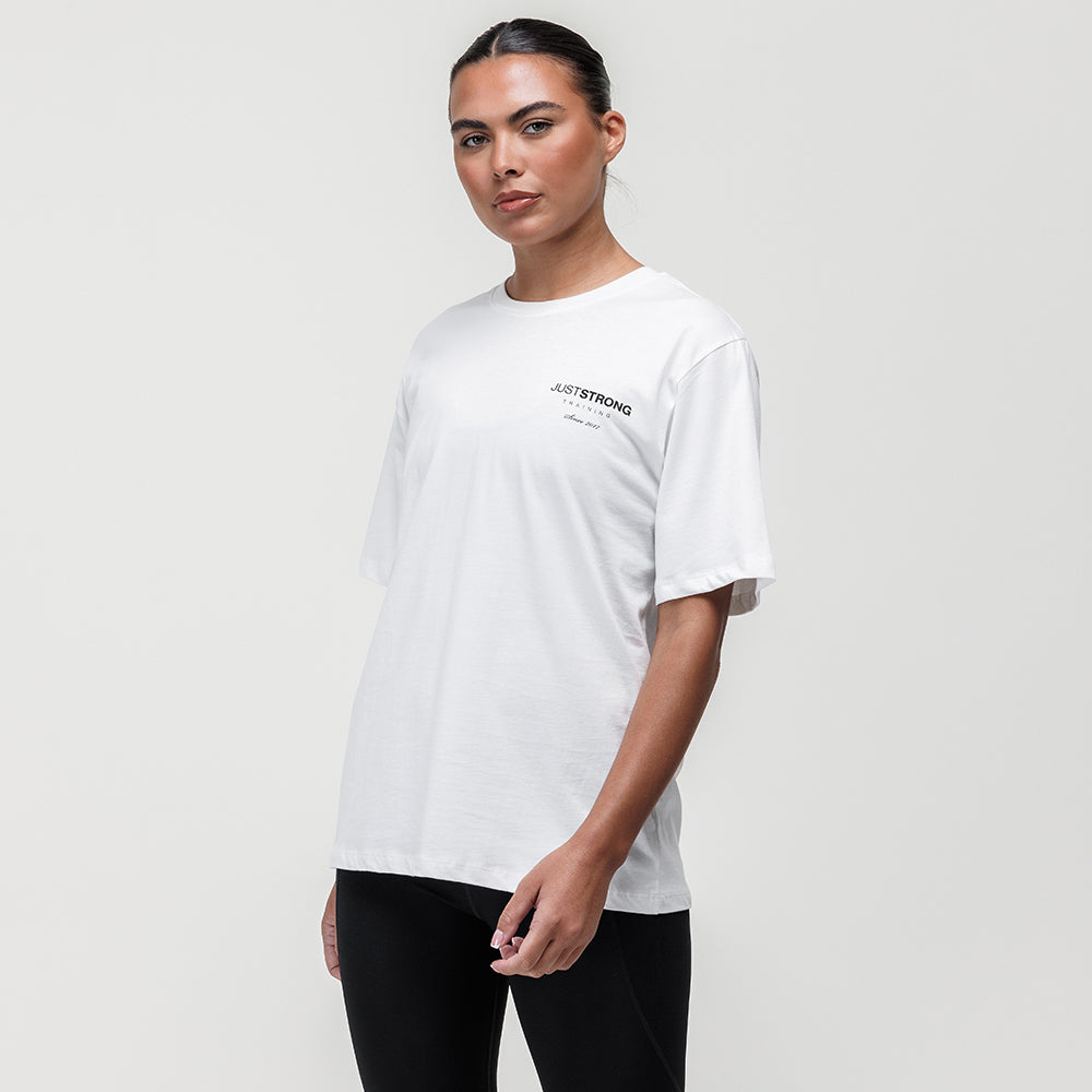 Motion Boyfriend Life Heavy Graphic Tee - Off White