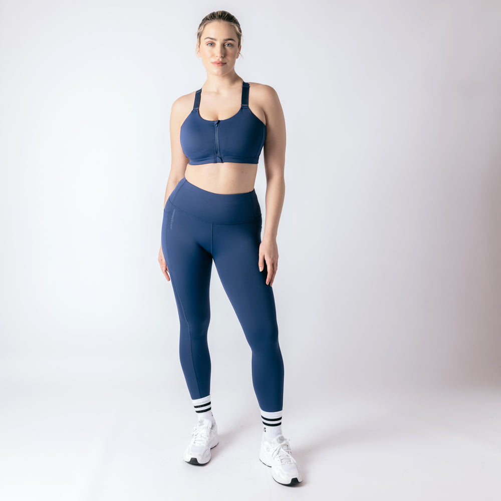 Second Skin High Rise Leggings - True Navy