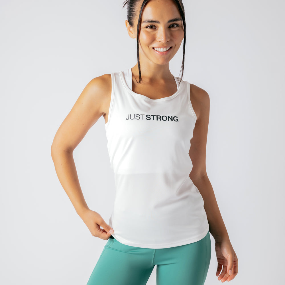 Workout Tank - Ivory White