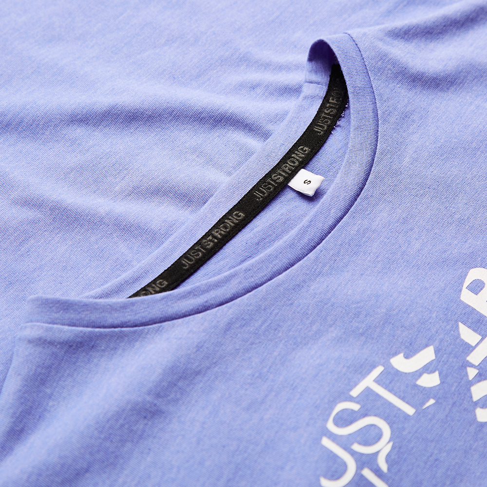 Blue Iris Marl Logo Graphic Tee